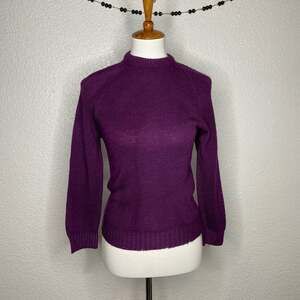 Vintage Youth Darlenette Teen-Mate Burgundy Sweater